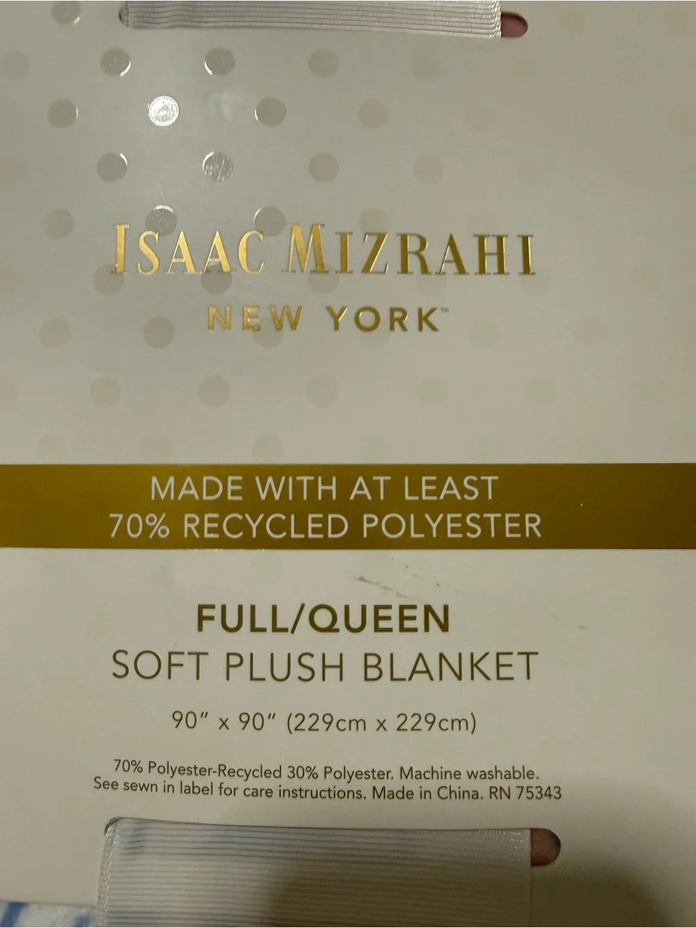 Isaac Mizrahi Pink Plush Blanket with Summerween Print